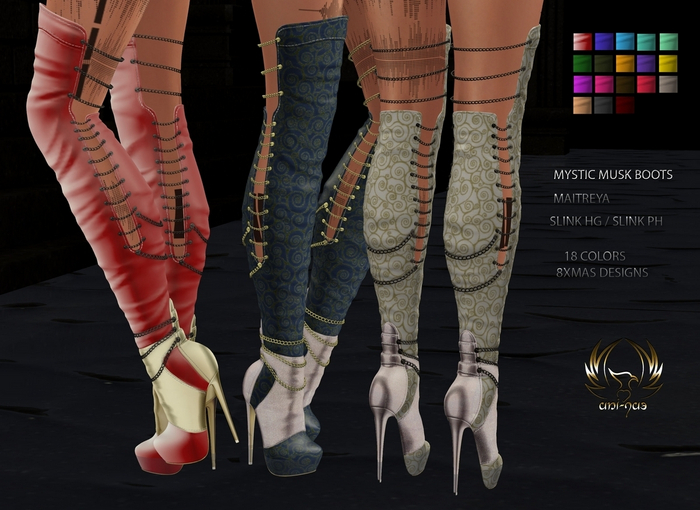 Uni-qu3 Mystic MusK boots (hud)  