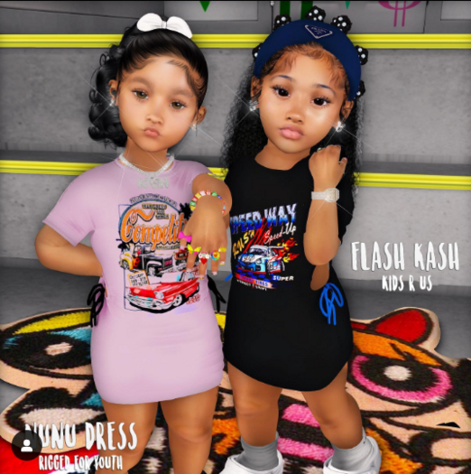 FLASH KASH //  NUNU DRESS - FATPACK