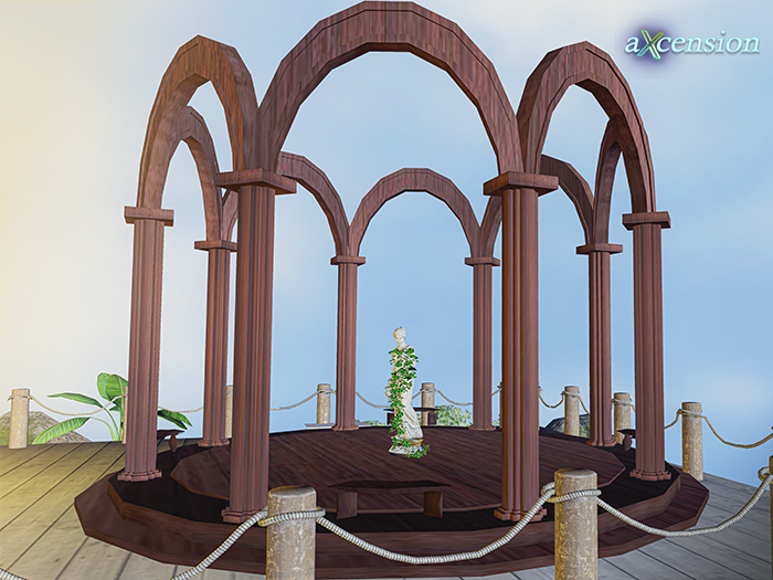 aX: Gazebo Love Statue