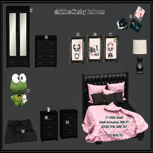 02 ::InkMe:: Kinsley Bedroom RARE