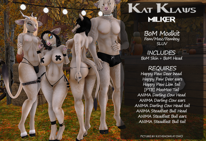 Kat Klaws -Milker- Blond BoM M/F/Femboy