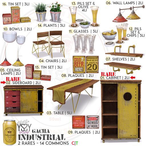 01 *YS&YS* Industrial Cabinet RARE