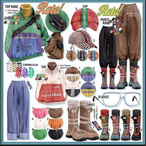 `M.BIRDIE / benni look -  big set with rares
