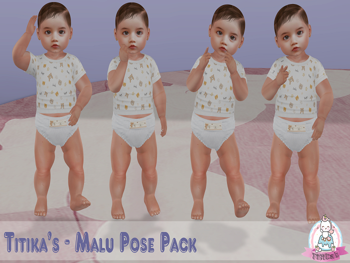 Titika's - Malu Pose Pack (LullaBeebs)