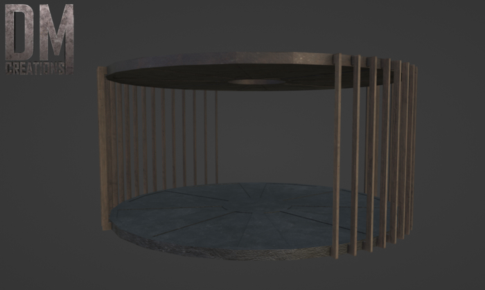 Gazebo S01 Full Perm Mesh