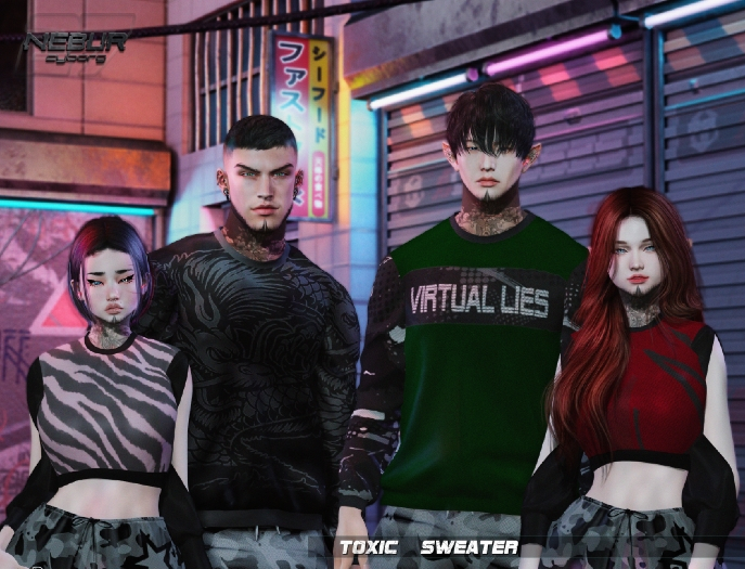 [N.c] - Toxic Sweater / Red