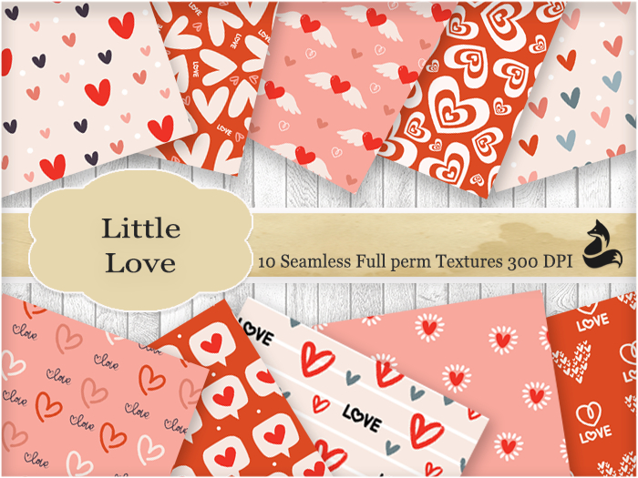 FF Little Love Seamless Textures 