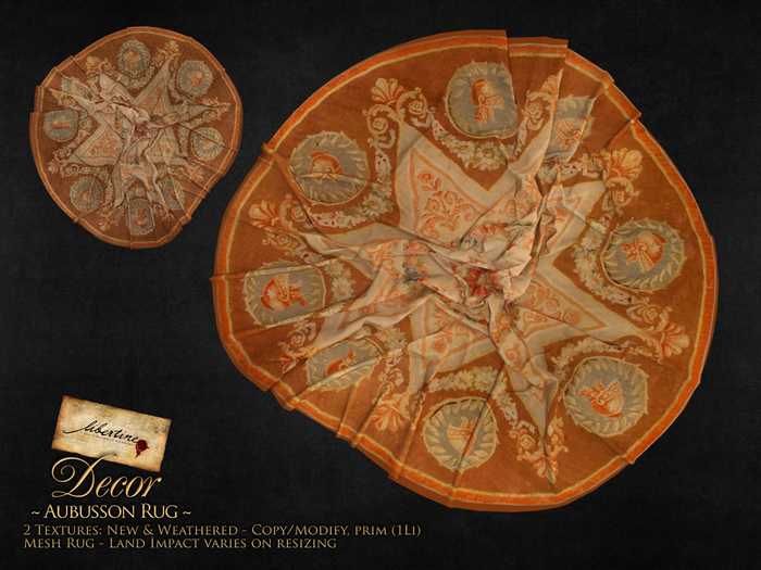 ~Libertine~ Aubusson rug