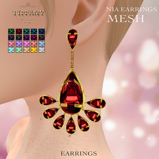 :: PROMO :: Nia Earrings {Mesh}