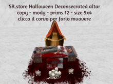 SR.store Halloween Deconsecrated altar