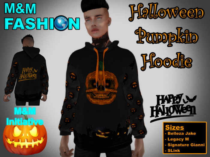 M&M Fashion - Halloween Pumpkin Hoodie 2