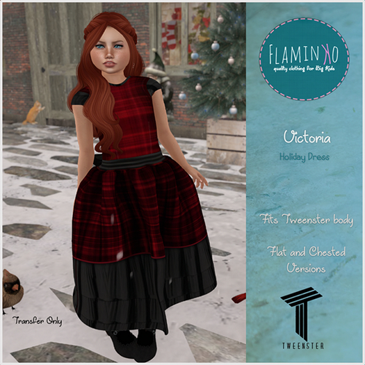 F} Victoria Lace Dress Red