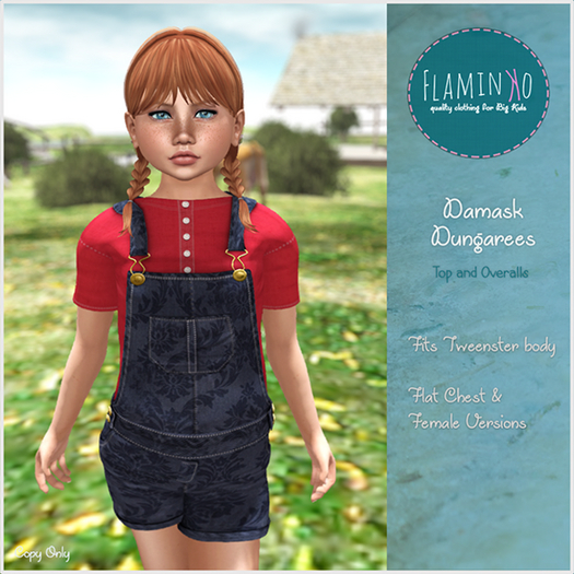 F} Damask Dungarees