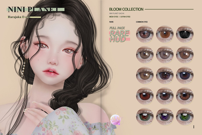 NINI Planet. Bloom Collection_CATWA HUD: 14