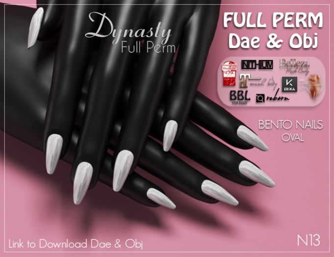 Dynasty - Nails BENTO OVAL - Dae & Obj N13