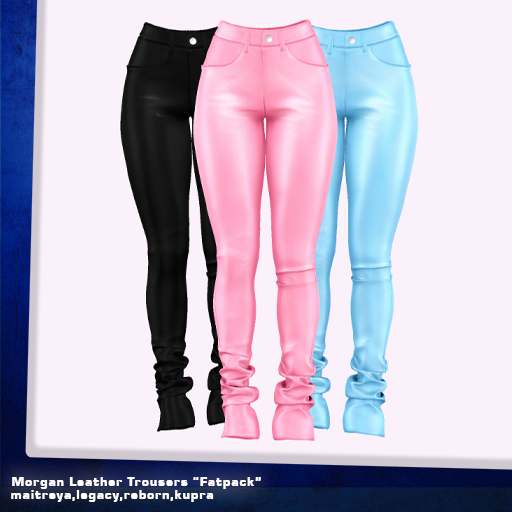 VICE. morgan leather trouser "fatpack"