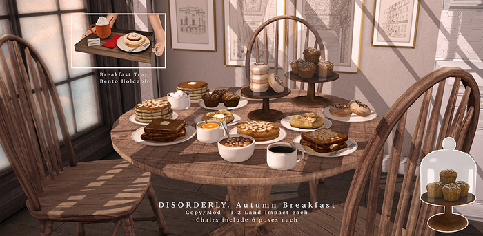 DISORDERLY. / Autumn Breakfast / Muffin / Stand