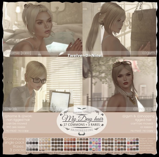 Tableau Vivant \\ My Day @ Gym - Color fades