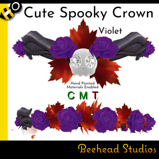 Cute Spooky Crown Purple