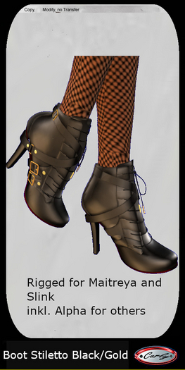 CS Boots Stiletto black