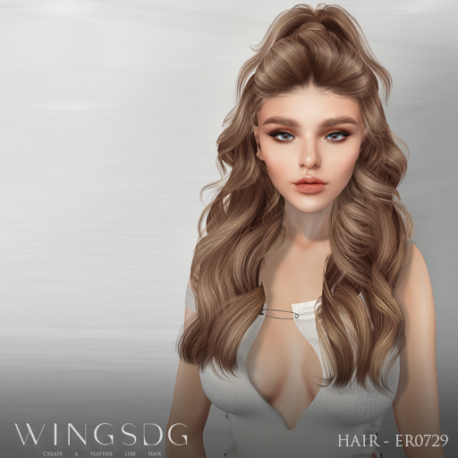 WINGS-HAIR-ER0729 Gold (Pack)