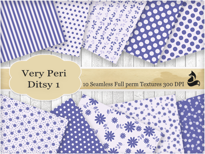 FF Very Peri Ditsy Seamless Textures 1