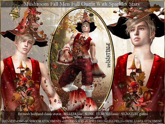 irrISIStible MUSHROOM FALL MEN FULL OUTFIT 2022