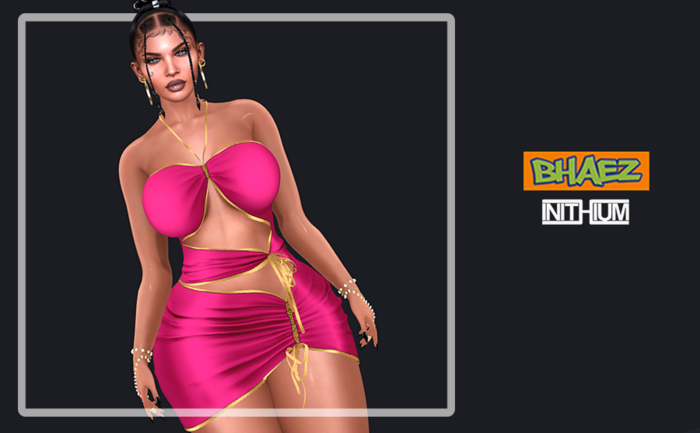 BZ - KUPRA DRIANA DRESS FUCHSIA