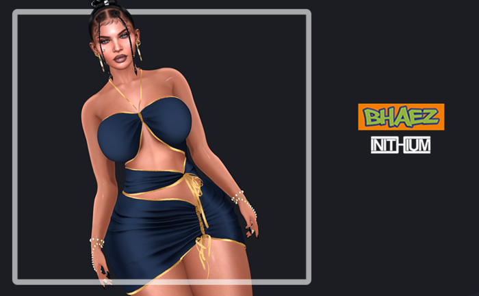 BZ - KUPRA DRIANA DRESS NAVY