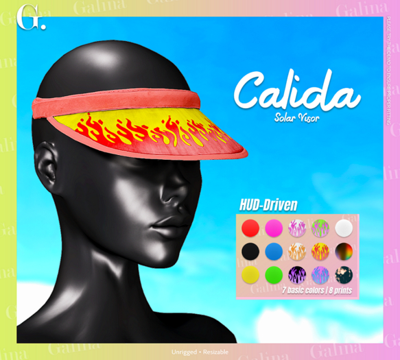G: "Calida" Solar Visor (HUD-driven)