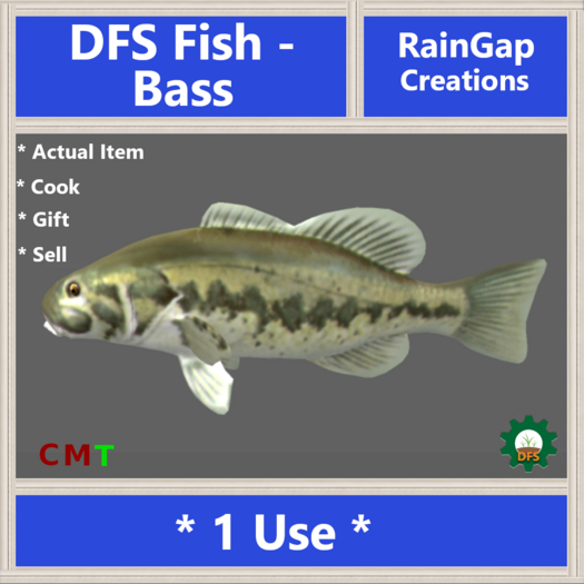DFS Fish - Bass ACTUAL ITEM