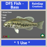 DFS Fish - Bass ACTUAL ITEM