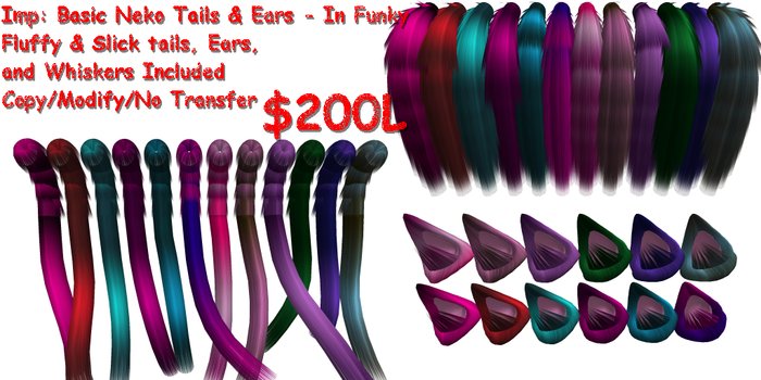 Imp: Basic Neko Parts! In Funky!