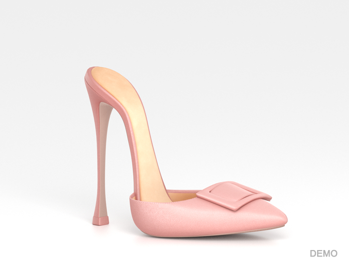 Salvadori - Demo 'Sharon' Buckle Heeled Mules