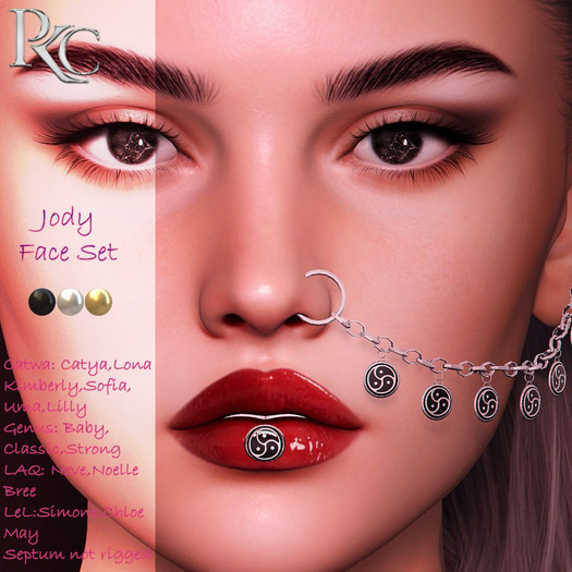 *PKC* Jody Facial Jewel Set