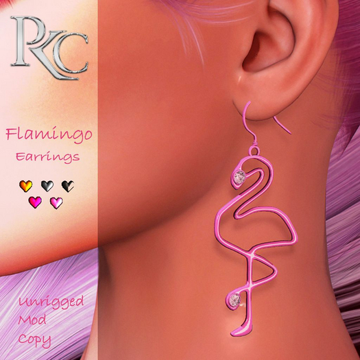 *PKC* Flamingo Earrings