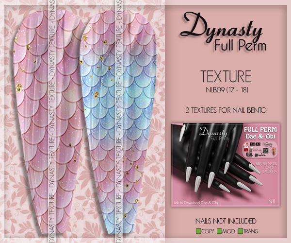 Dynasty - TEXTURE Nails - NLB09 (17 - 18)