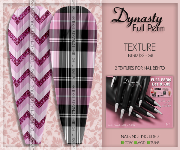 Dynasty - TEXTURE Nails - NLB12 (23 - 24)