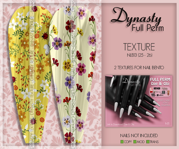 Dynasty - TEXTURE Nails - NLB13 (25 - 26)