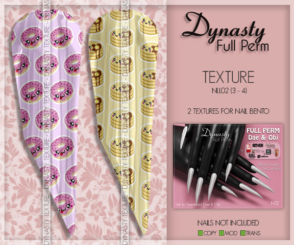 Dynasty - TEXTURE Nails - NLL02 (3 - 4)