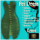[R39} Pei Dress-Green
