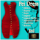 [R39} Pei Dress-Red