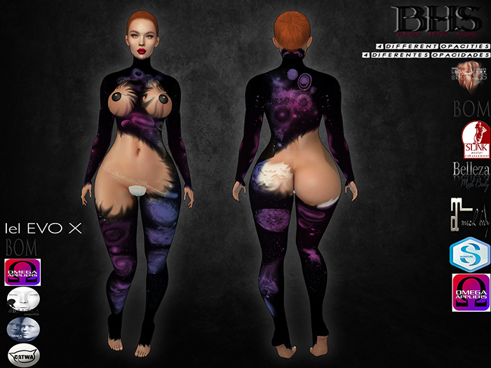 ::BHS:: Into The Galaxy Female Full Tattoo