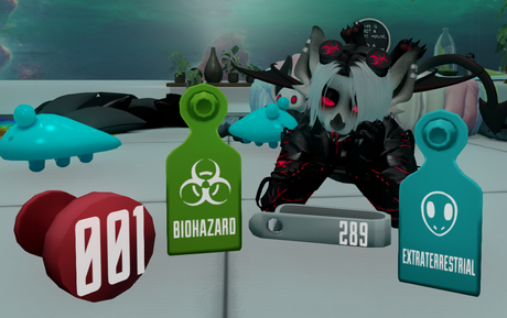 Second Life Marketplace - [TERATO] Lab Ear Tags