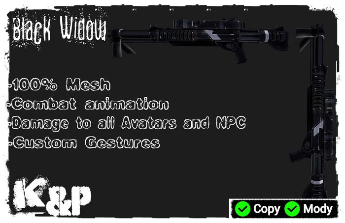 Sniper Rifle Black Widow BOX
