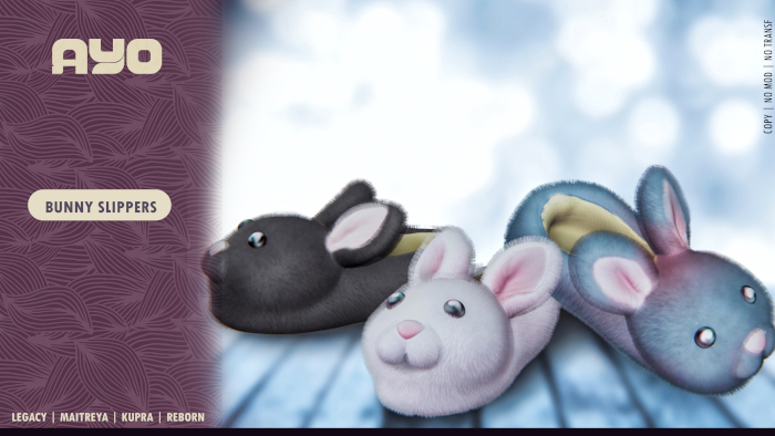 [AYO] Bunny Slippers // Fatpack // Add