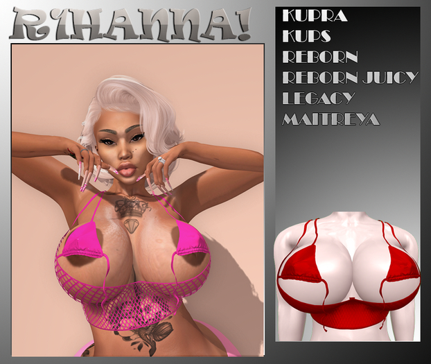 .iAmH3r! - R1hanna! Top - Red