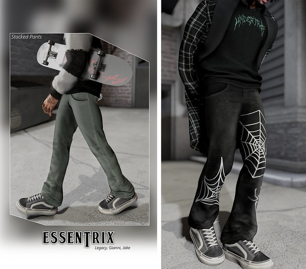 -ESSENTRIX-. Stacked Denim FP