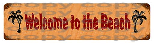 Sign Retro Beach06