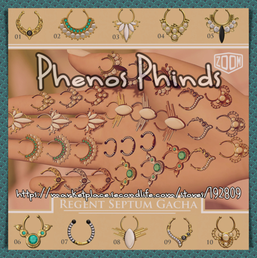 [Z O O M] Regent Septum Gacha - 06 - COPPER - COMMON